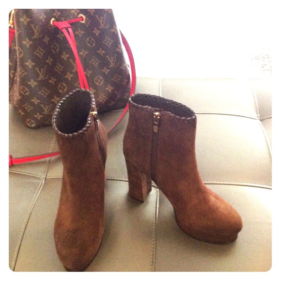Marc Fisher Shoes - Mark Fisher- Brown Platform Bootie Size 6